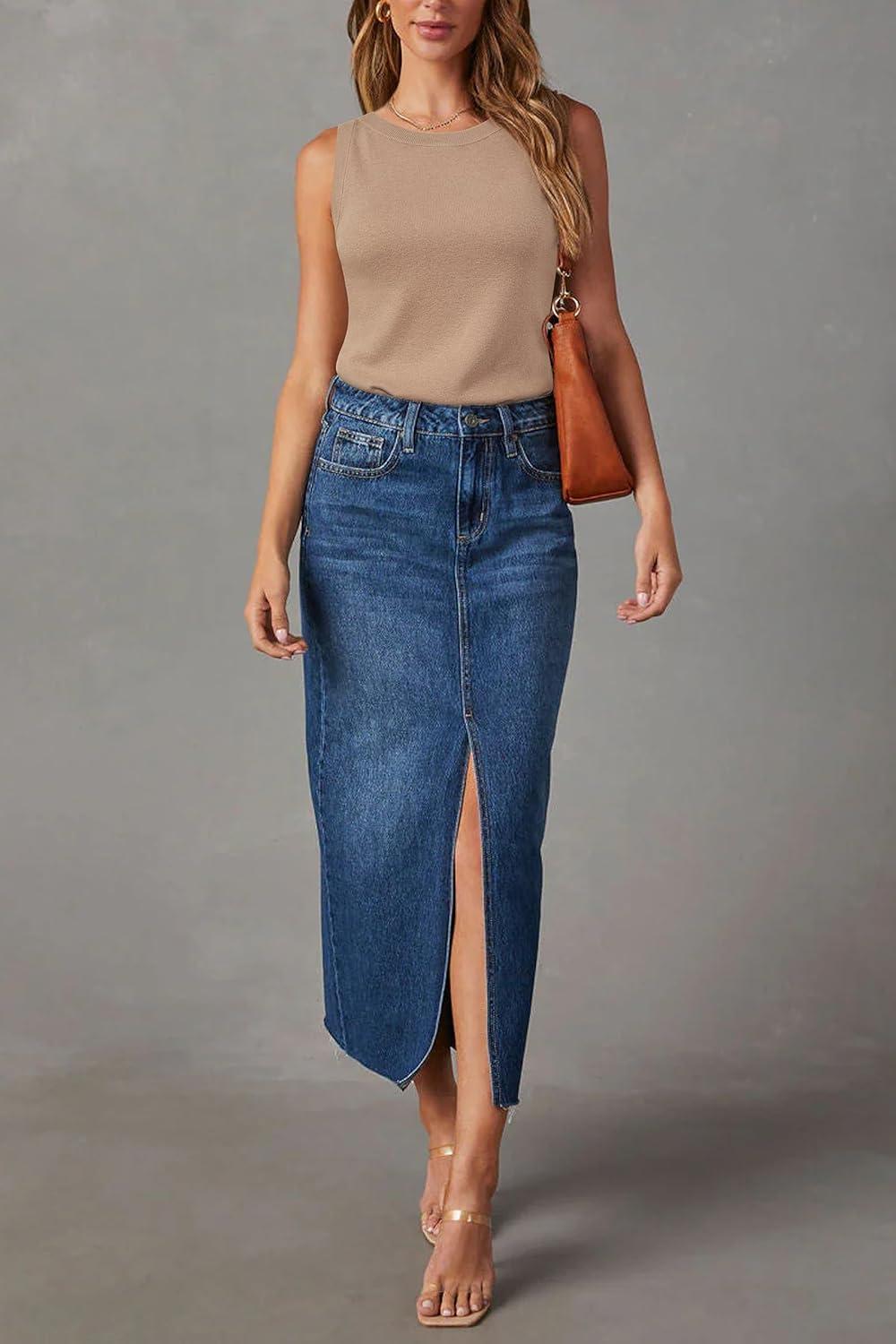 imageArachampampCloz Womens Wool Blend Sweaters Non See Through AllSeason Business Casual Tank 2025Camel