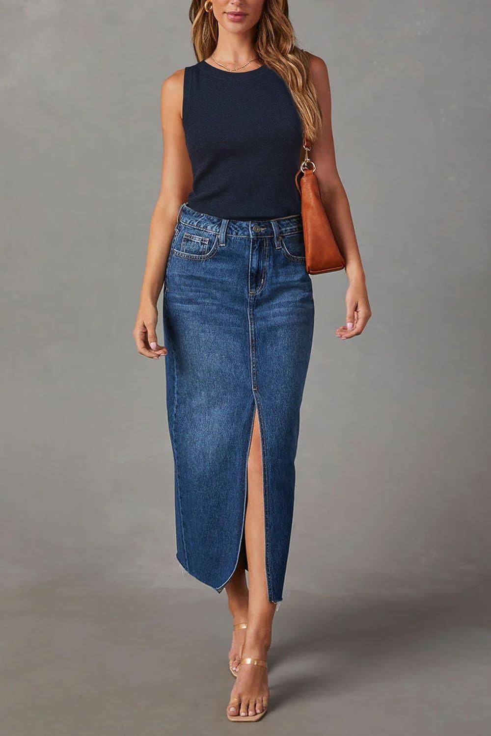 imageArachampampCloz Womens Wool Blend Sweaters Non See Through AllSeason Business Casual Tank 2025Dark Navy