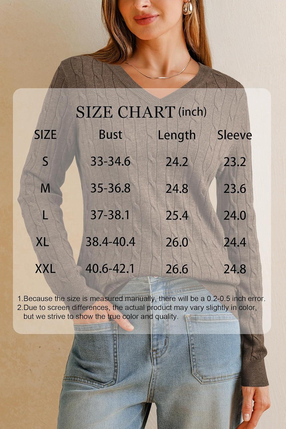 imageArachampampCloz Womens Wool Blend Fall Sweaters Business Casual OutfitsCablecoffee