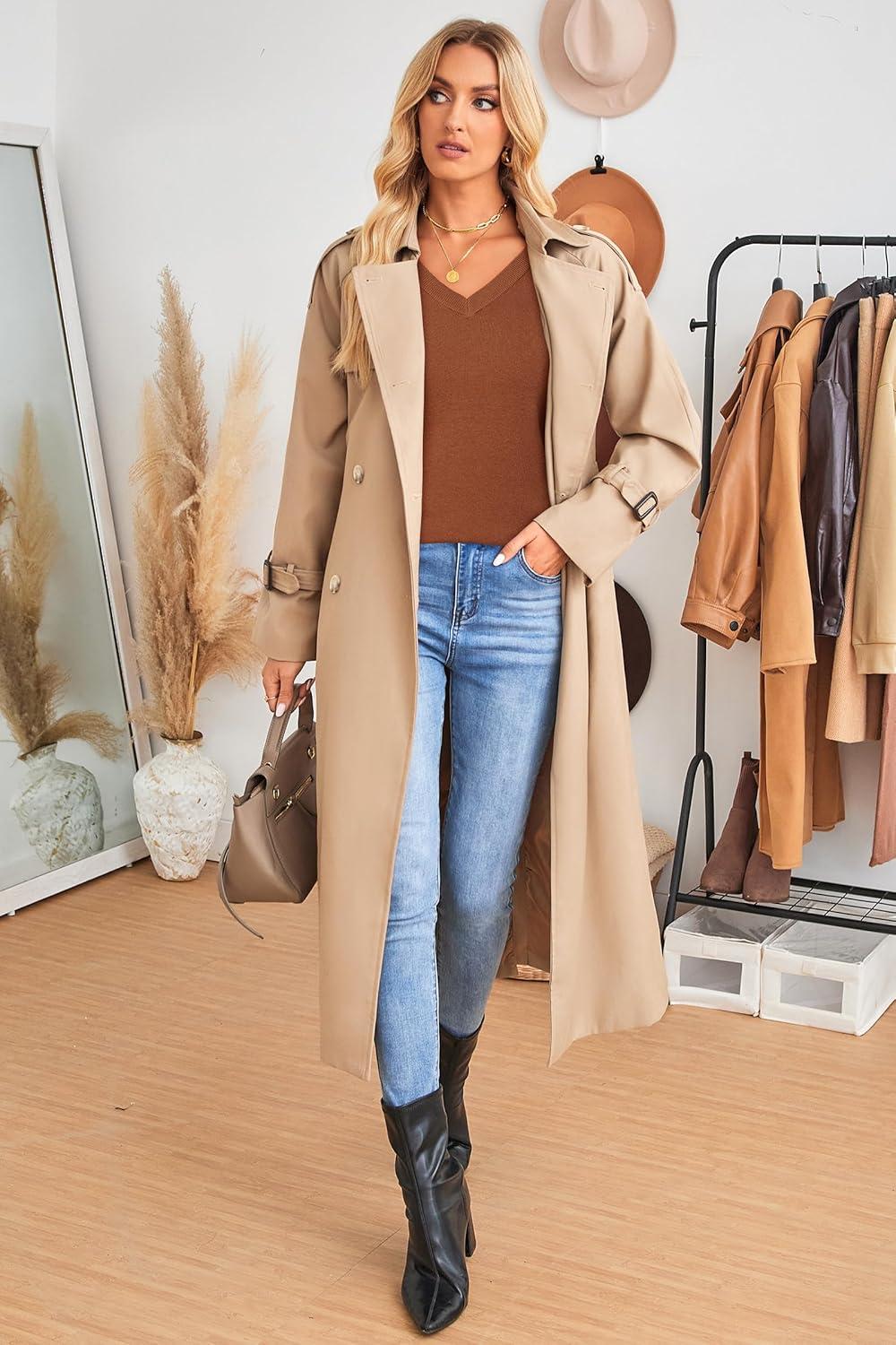 imageArachampampCloz Womens Wool Blend Fall Sweaters Business Casual OutfitsCaramel