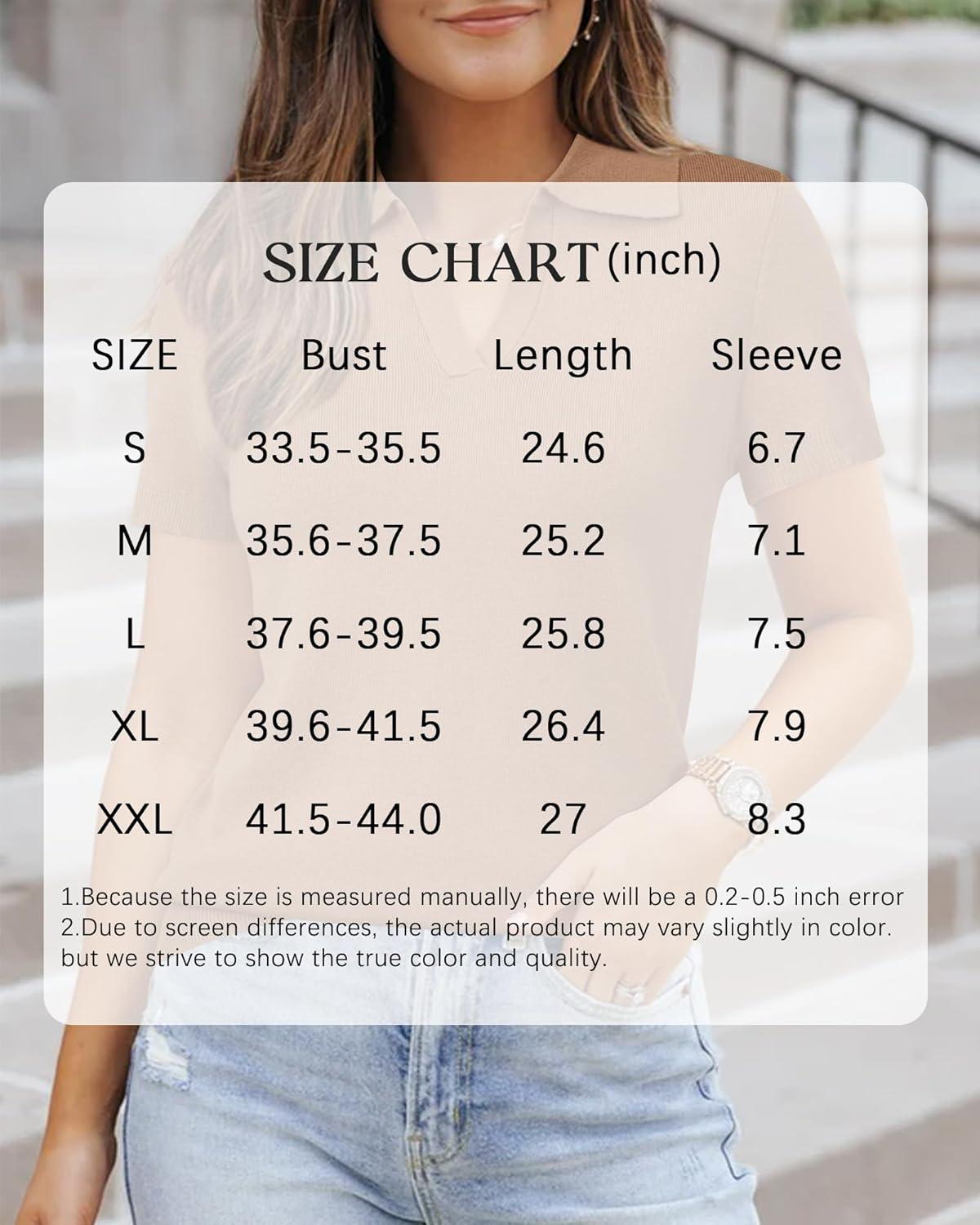 imageArachampampCloz Womens Wool Blend Summer Fall Tops Business Casual Polo Shirts 2025Mocha Mousse