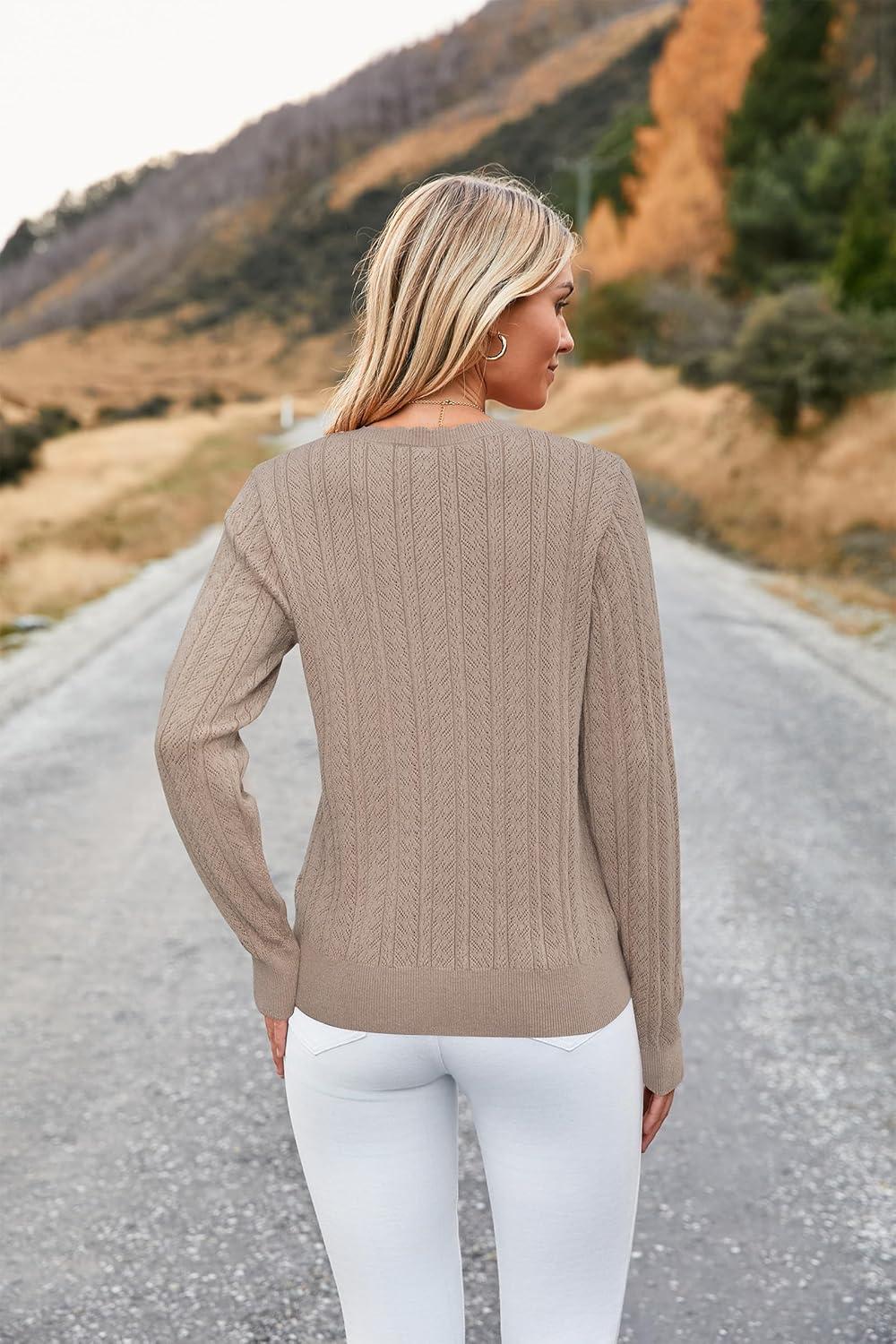 image:imageArachampCloz Womens Spring Summer Scalloped Short Sleeve Tops Textured ShirtsBnutmeg