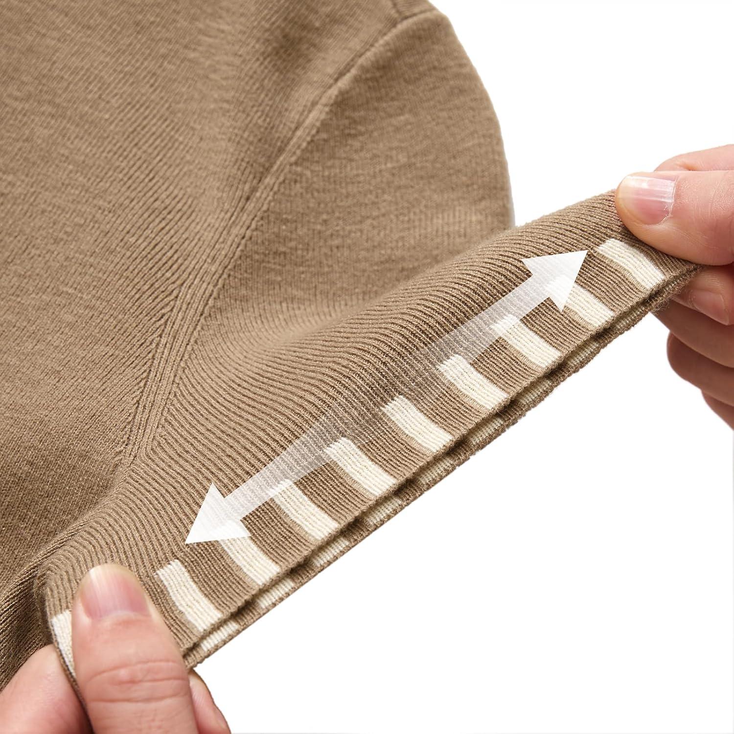 image:imageArachampCloz Womens Wool Blend Business Casual Essential Fall Layering Pullover SweatersCamel025132