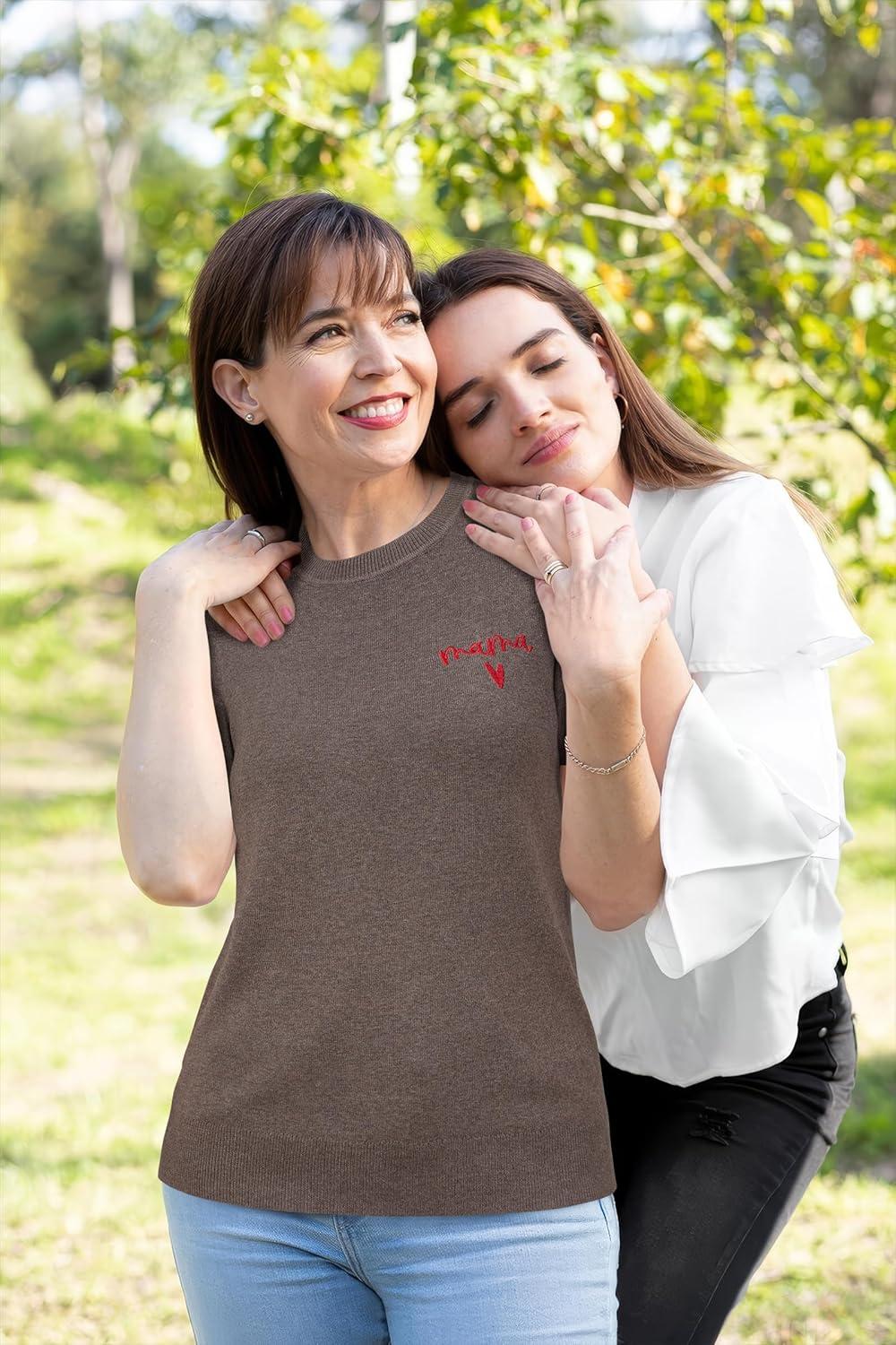 image:imageArachampCloz Womens Wool Blend Business Casual Essential Fall Layering Pullover SweatersCoffee5119