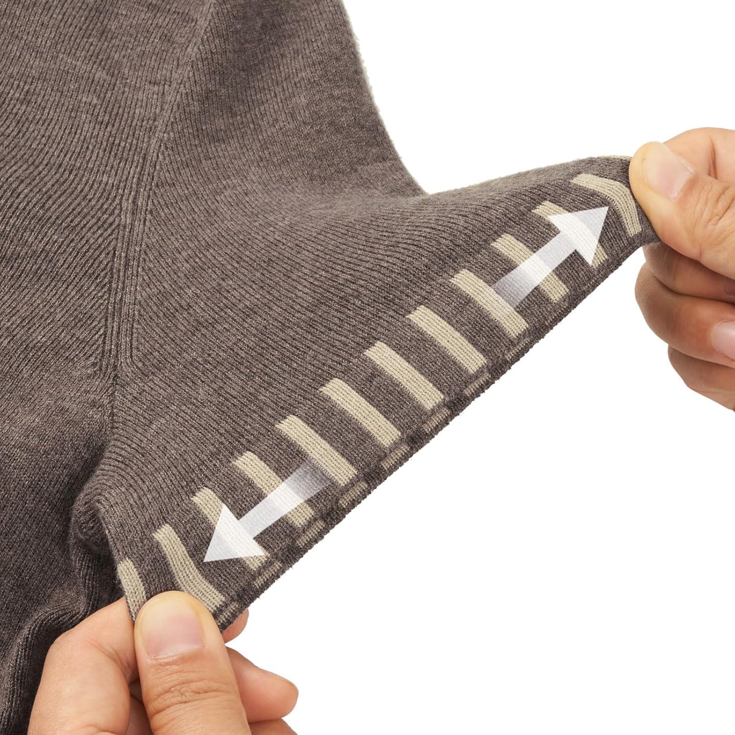 image:imageArachampCloz Womens Wool Blend Business Casual Essential Fall Layering Pullover SweatersCoffee5132