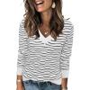 Striped White Black