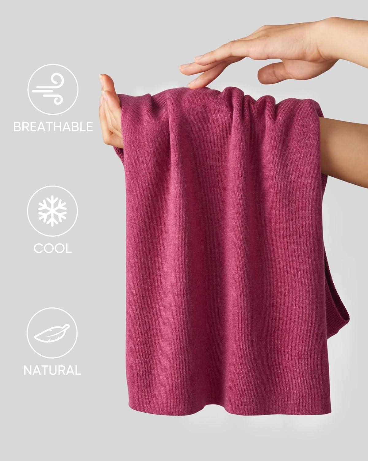 image:imageArachampCloz Womens Wool Blend Sweater Soft Turtleneck AllSeason Casual Tank 2026Rose Red