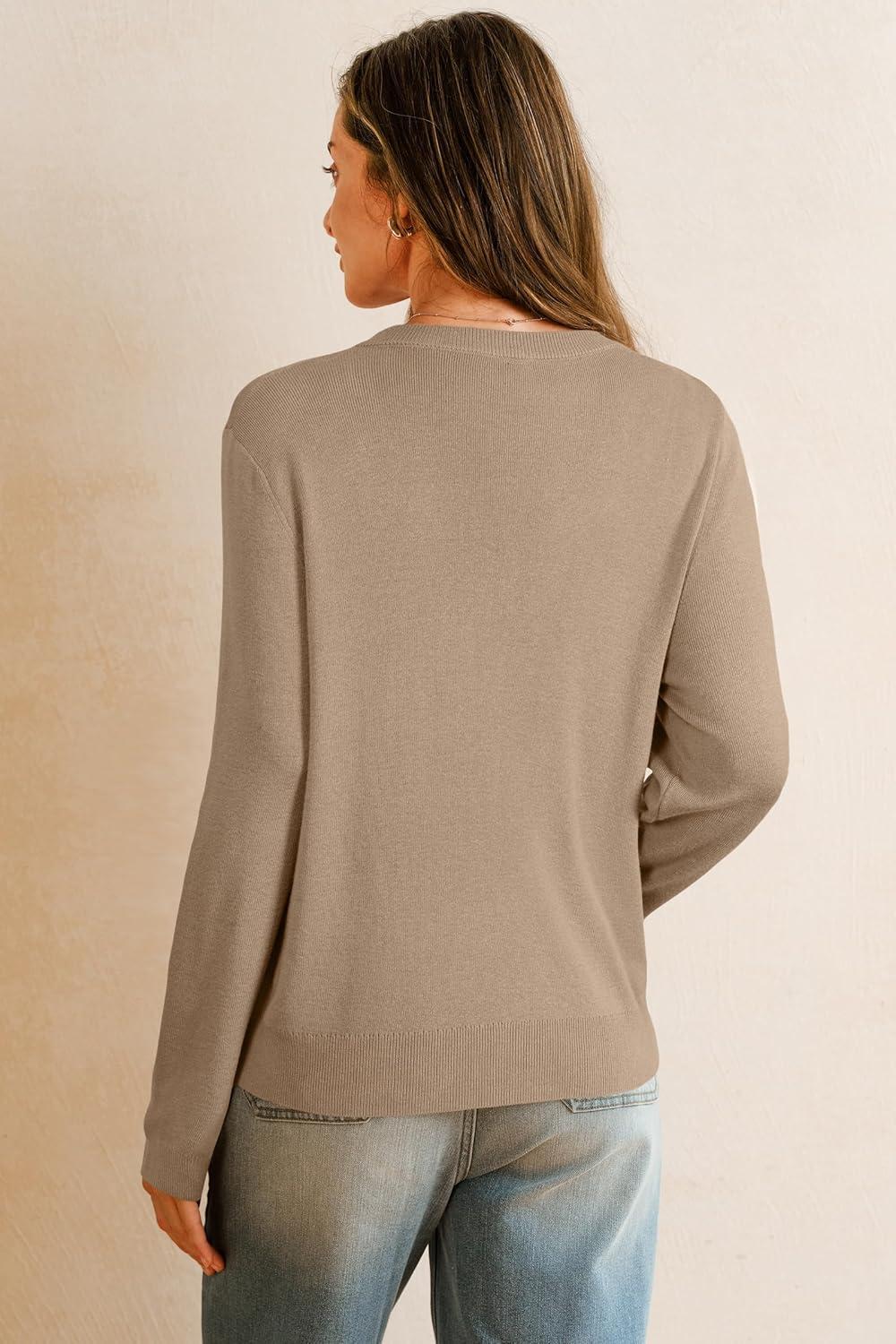 image:imageArachampCloz Womens Wool Blend Business Casual Cardigan Sweaters TopsCamel