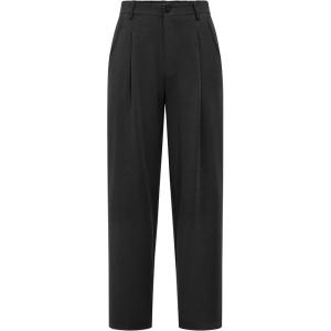 Arach&Cloz Womens Dress Pants Work Business Office Ankle Trousers High Waisted Ladies Slacks 2026(Black)