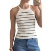 Striped White Black