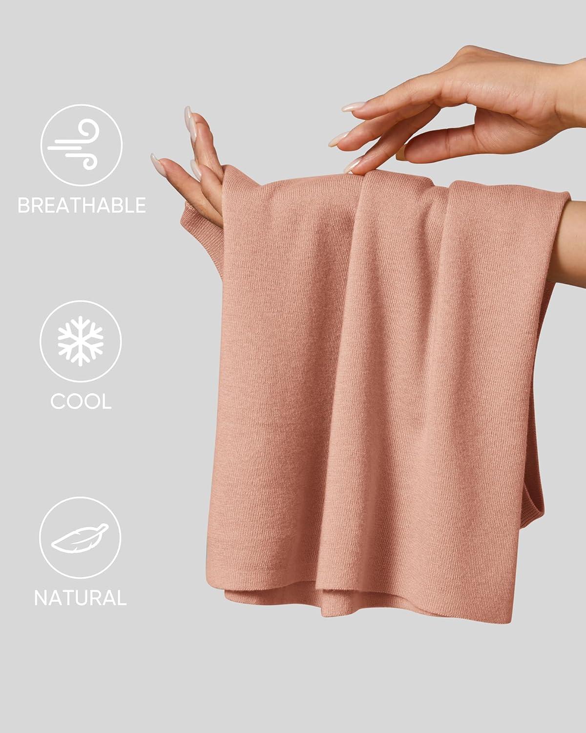 image:imageArachampCloz Womens Wool Blend Slim Fit Sweater Soft Turtleneck Casual Tank 2026Pale Pink