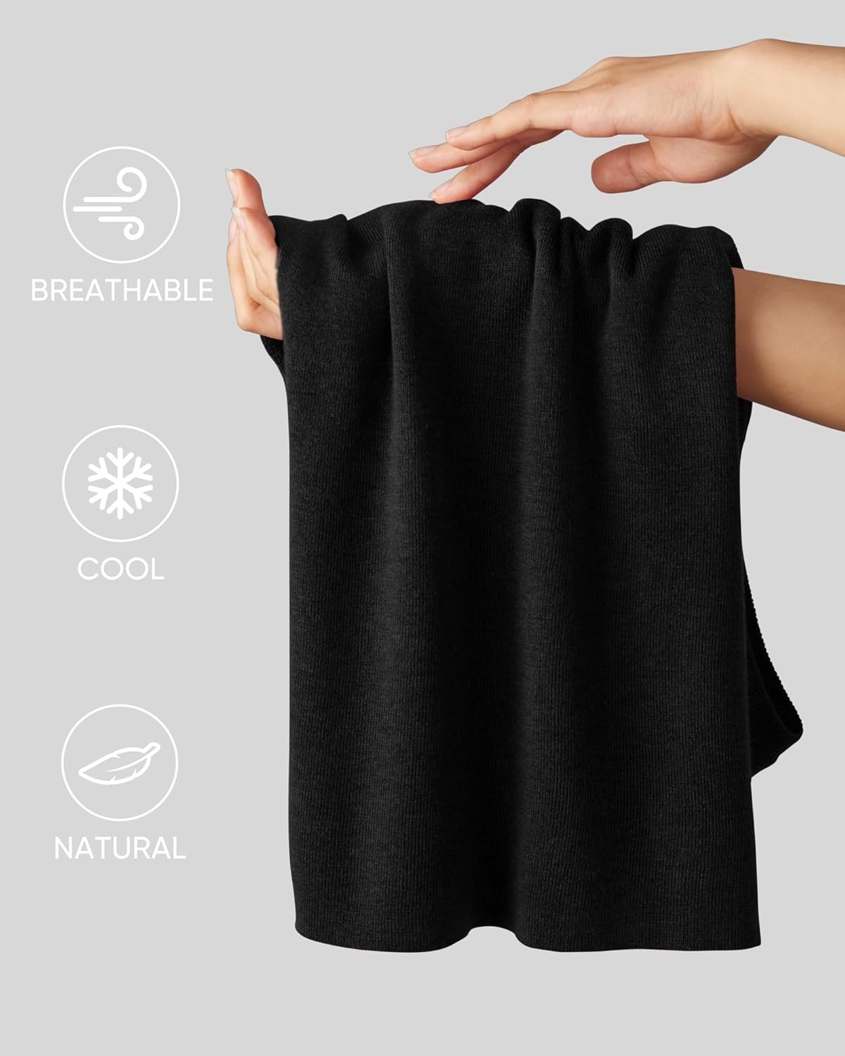 image:imageArachampCloz Womens Wool Blend Slim Fit Sweater Soft Turtleneck Casual Tank 2026Black