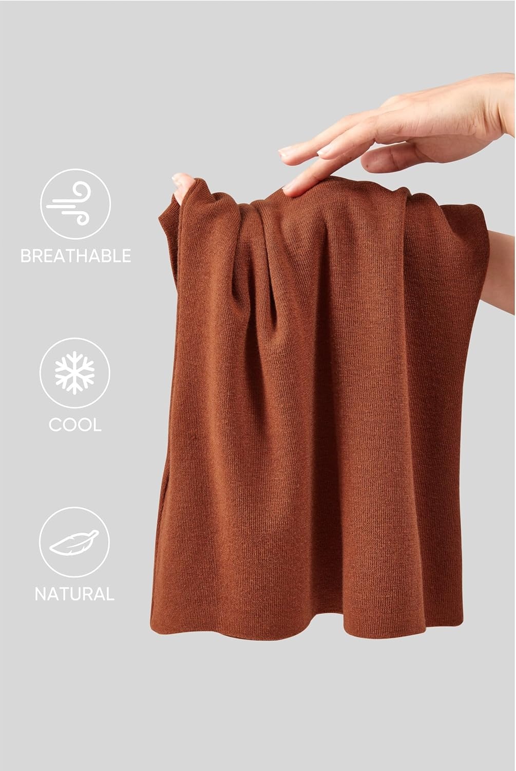 image:imageArachampCloz Womens Wool Blend Slim Fit Sweater Soft Turtleneck Casual Tank 2026Caramel