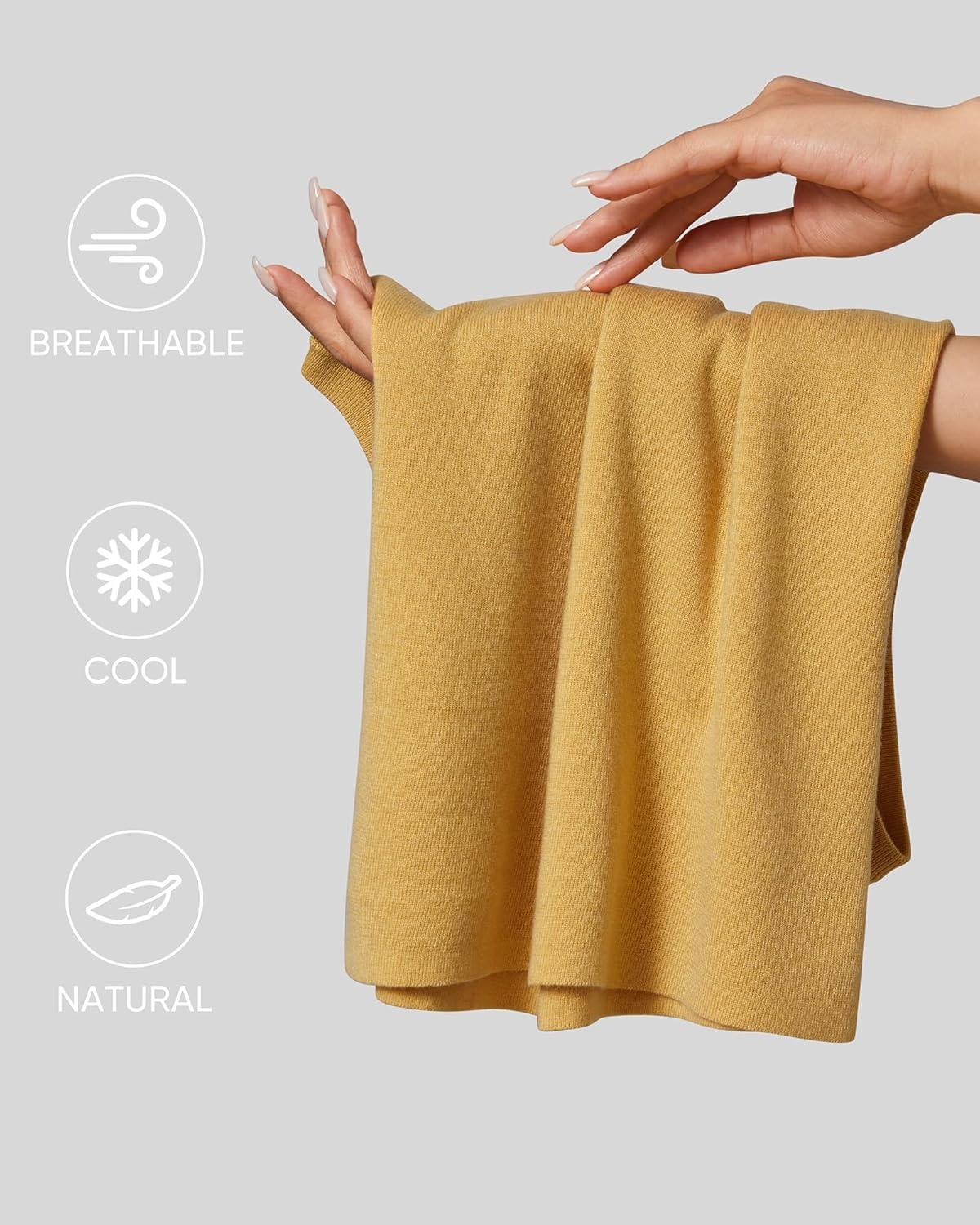 image:imageArachampCloz Womens Wool Blend Slim Fit Sweater Soft Turtleneck Casual Tank 2026Light Turmeric