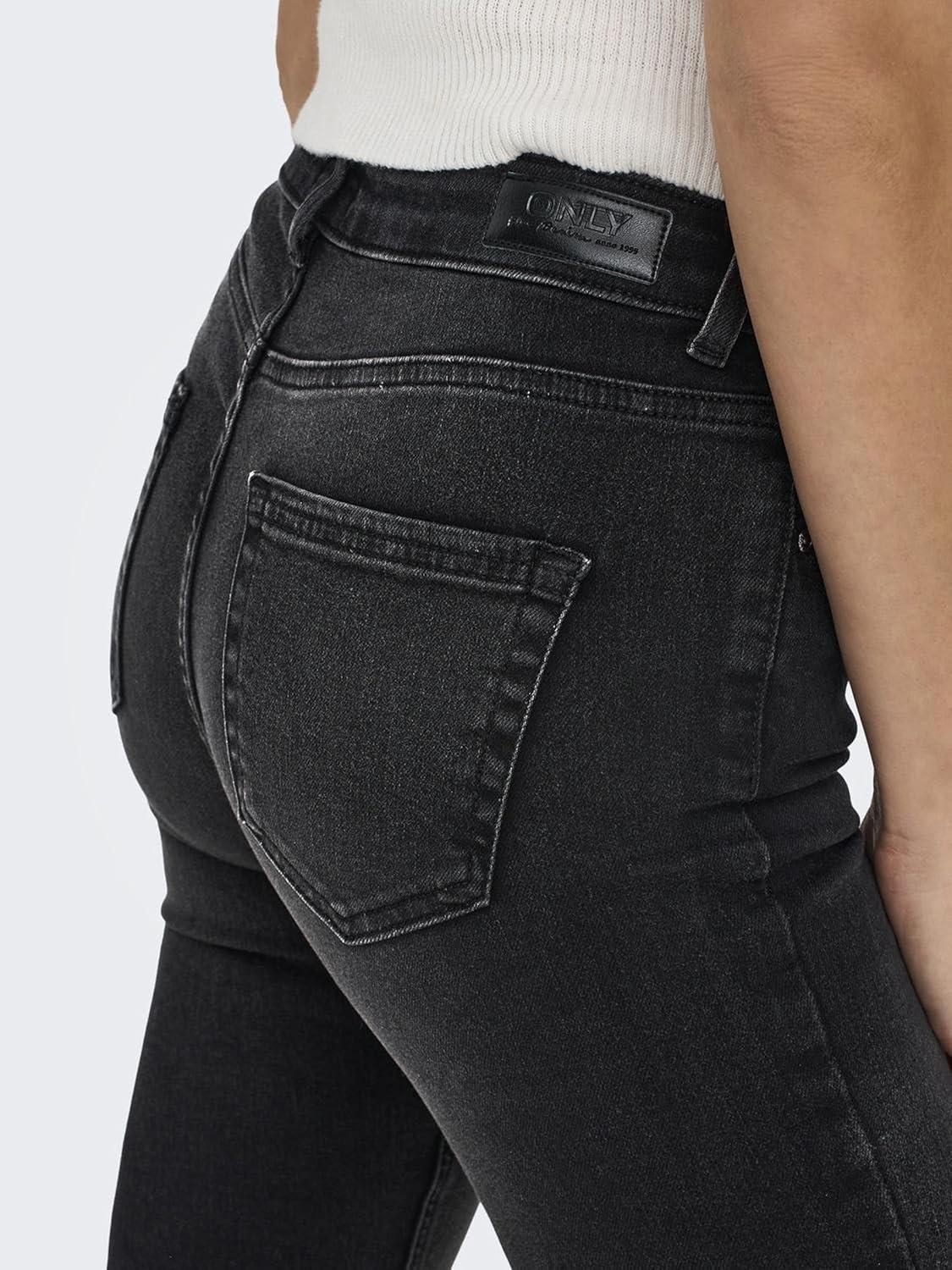 imageONLY Onlashley LS Placket Mix Top JRS Dbardeur FemmeBlack Denim