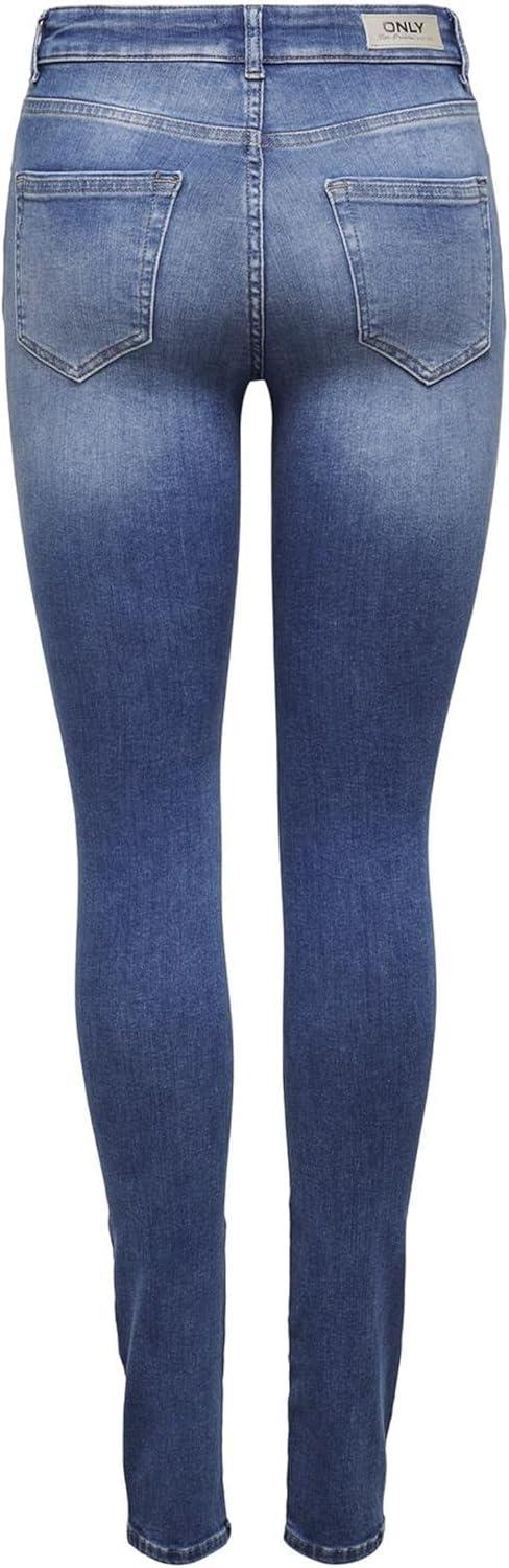 imageONLY Onlashley LS Placket Mix Top JRS Dbardeur FemmeDenim Bleu Mdium
