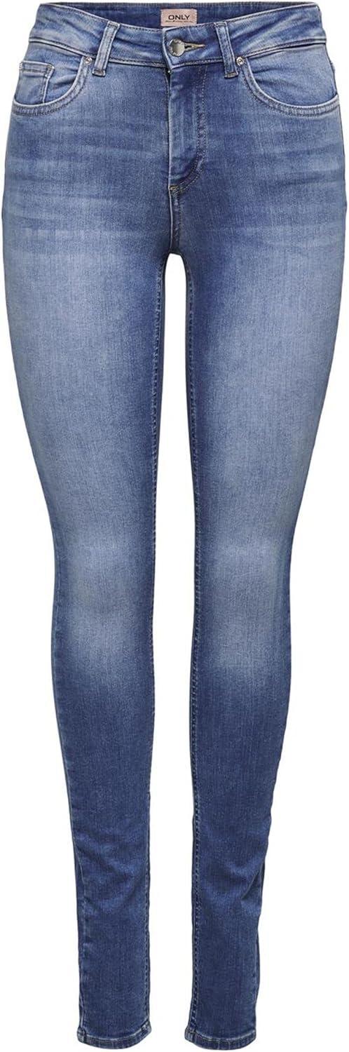 imageONLY Onlashley LS Placket Mix Top JRS Dbardeur FemmeDenim Bleu Mdium