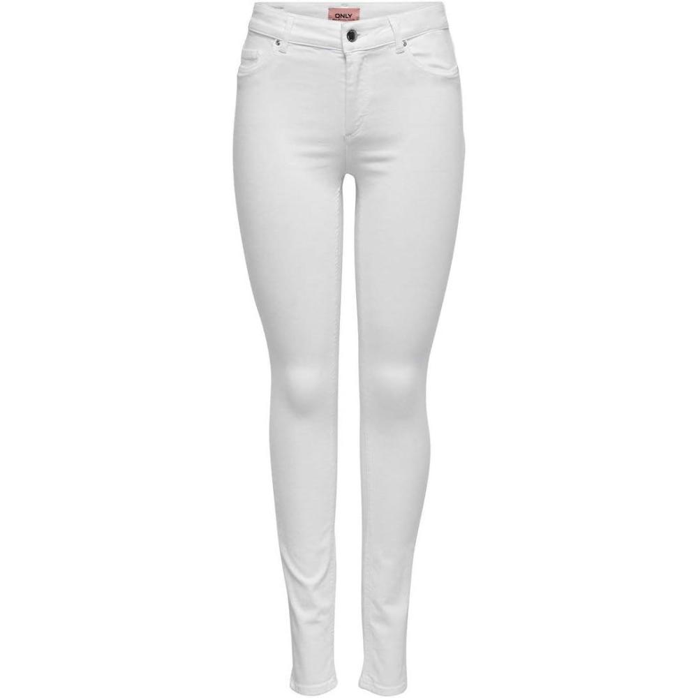 imageONLY Onlashley LS Placket Mix Top JRS Dbardeur FemmeBlanc White White