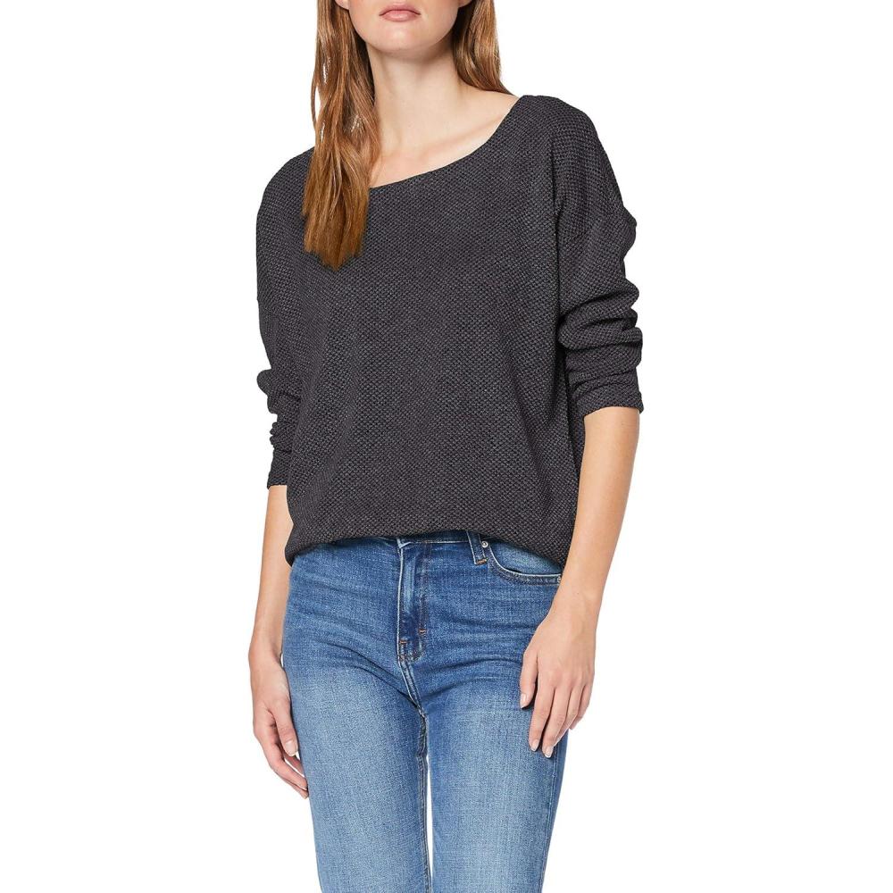imageONLY Top ONLALBA TopGris Dark Grey Melange Dark Grey Melange