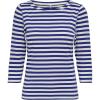 Mazarine Blue/Stripes : Cloud Dancer