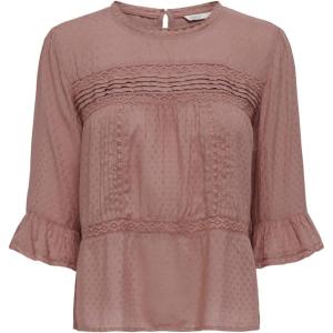 Only Onlanemone 3/4 Flaired Top Noos WVN Top Femme(Burlwood.)