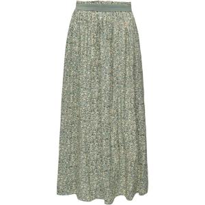 ONLY Jupe froncée Couleur Unie Jupe Longue(Chinois Green/Aop: Two Tone Flower)