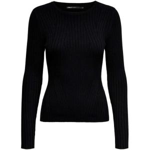 ONLY Onlnatalia L/S Rib Pullover KNT Noos Pull Femme(Noir)