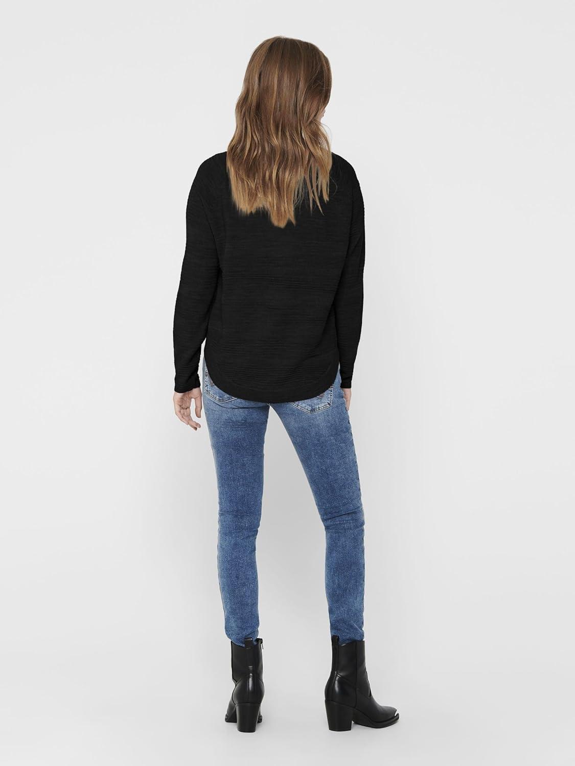 imageONLY Pull en Maille ONLCAVIAR Pull en MailleNoirTransparent