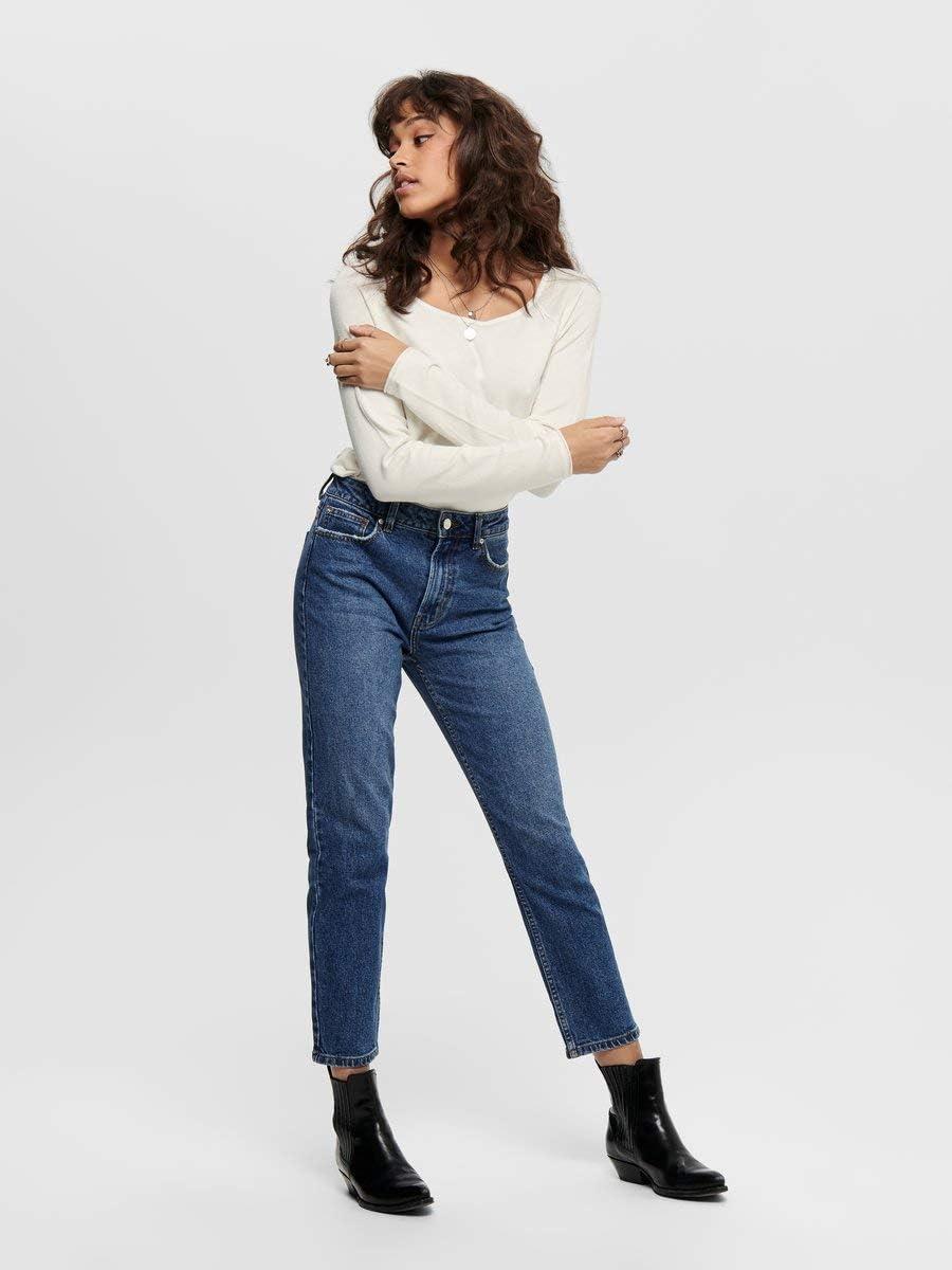 imageONLY Pull en Maille ONLMILA Pull en MailleBianco Cloud Dancer