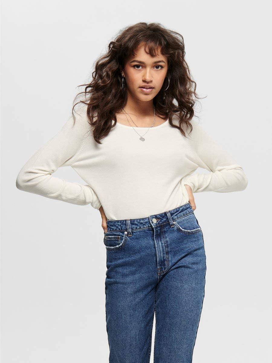 imageONLY Pull en Maille ONLMILA Pull en MailleBianco Cloud Dancer