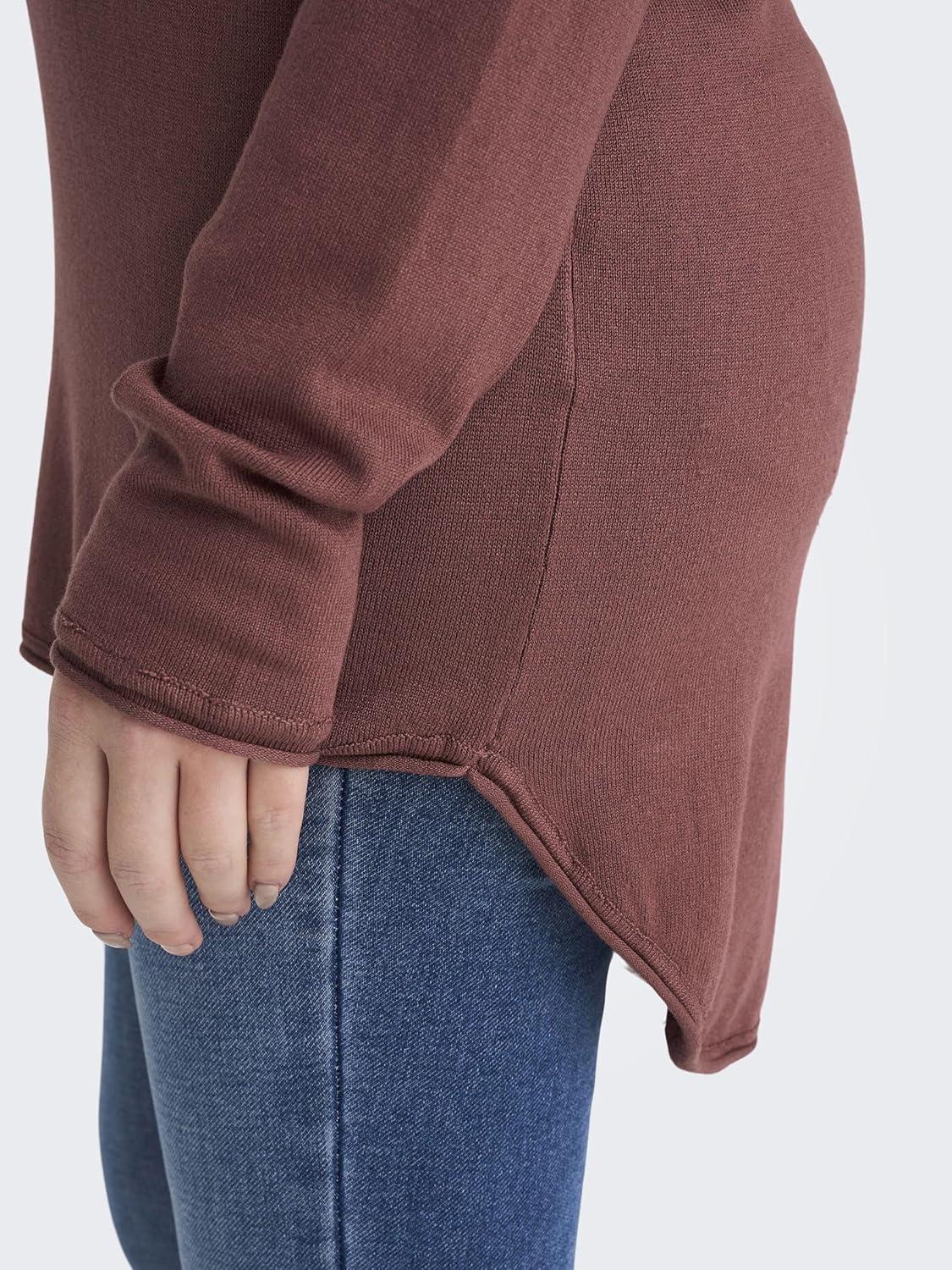 imageONLY Pull en Maille ONLMILA Pull en MailleRose Brown