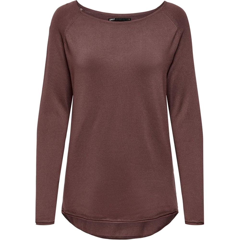 imageONLY Pull en Maille ONLMILA Pull en MailleRose Brown
