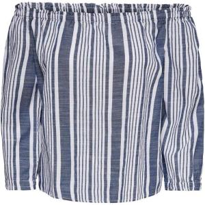 ONLY Haut Femmes(Blanc (Cloud Dancer Stripes: Dark Blue))