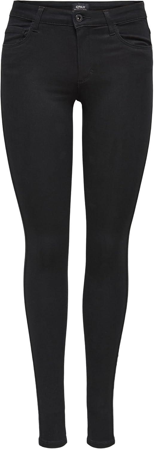 imageONLY Jean Skinny ONLROYAL Taille Classique Skinny Fit JeansBlack 1