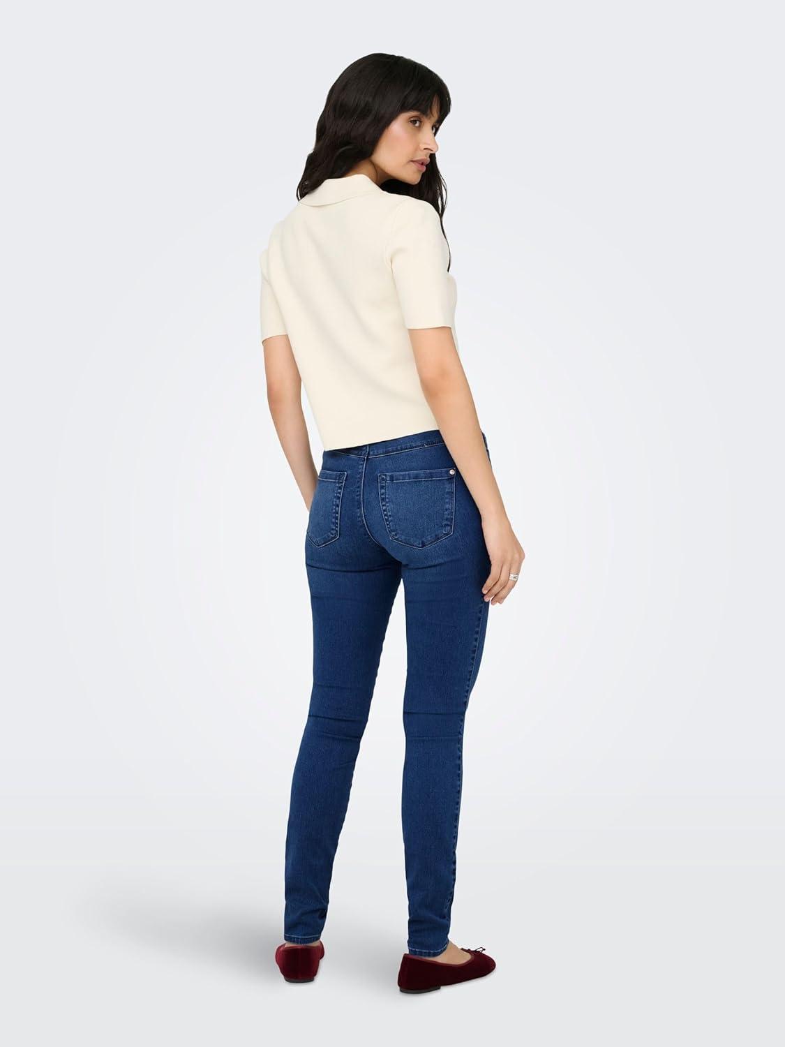 imageONLY Jean Skinny ONLROYAL Taille Classique Skinny Fit JeansMedium Blue Denim