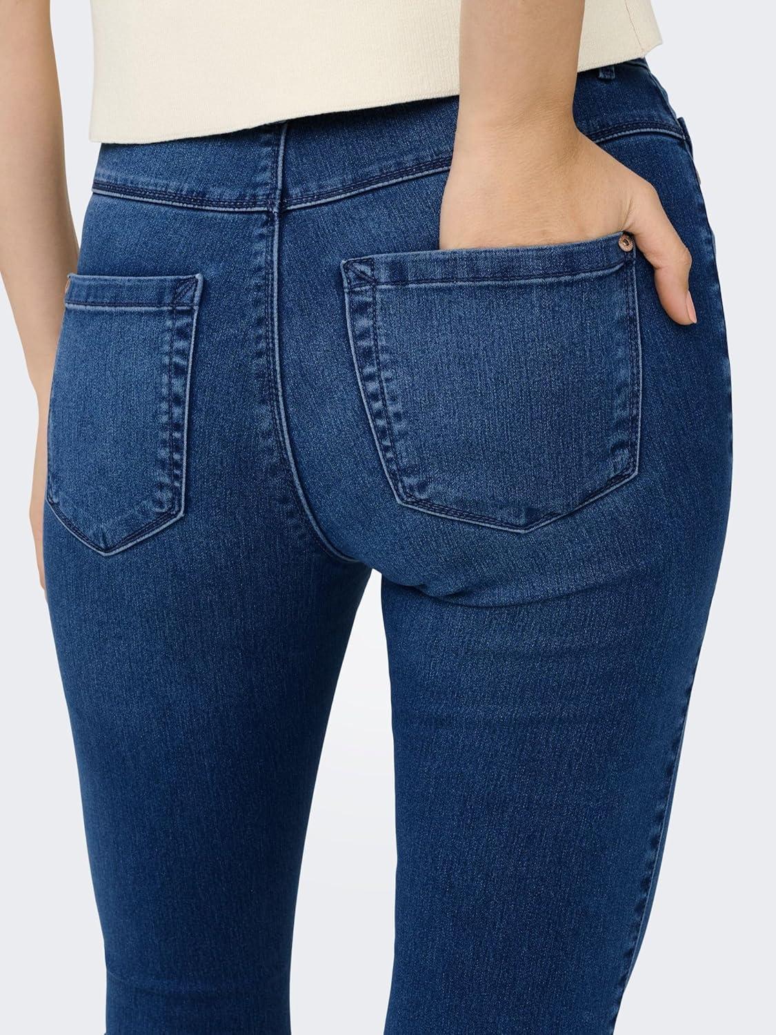 imageONLY Jean Skinny ONLROYAL Taille Classique Skinny Fit JeansMedium Blue Denim