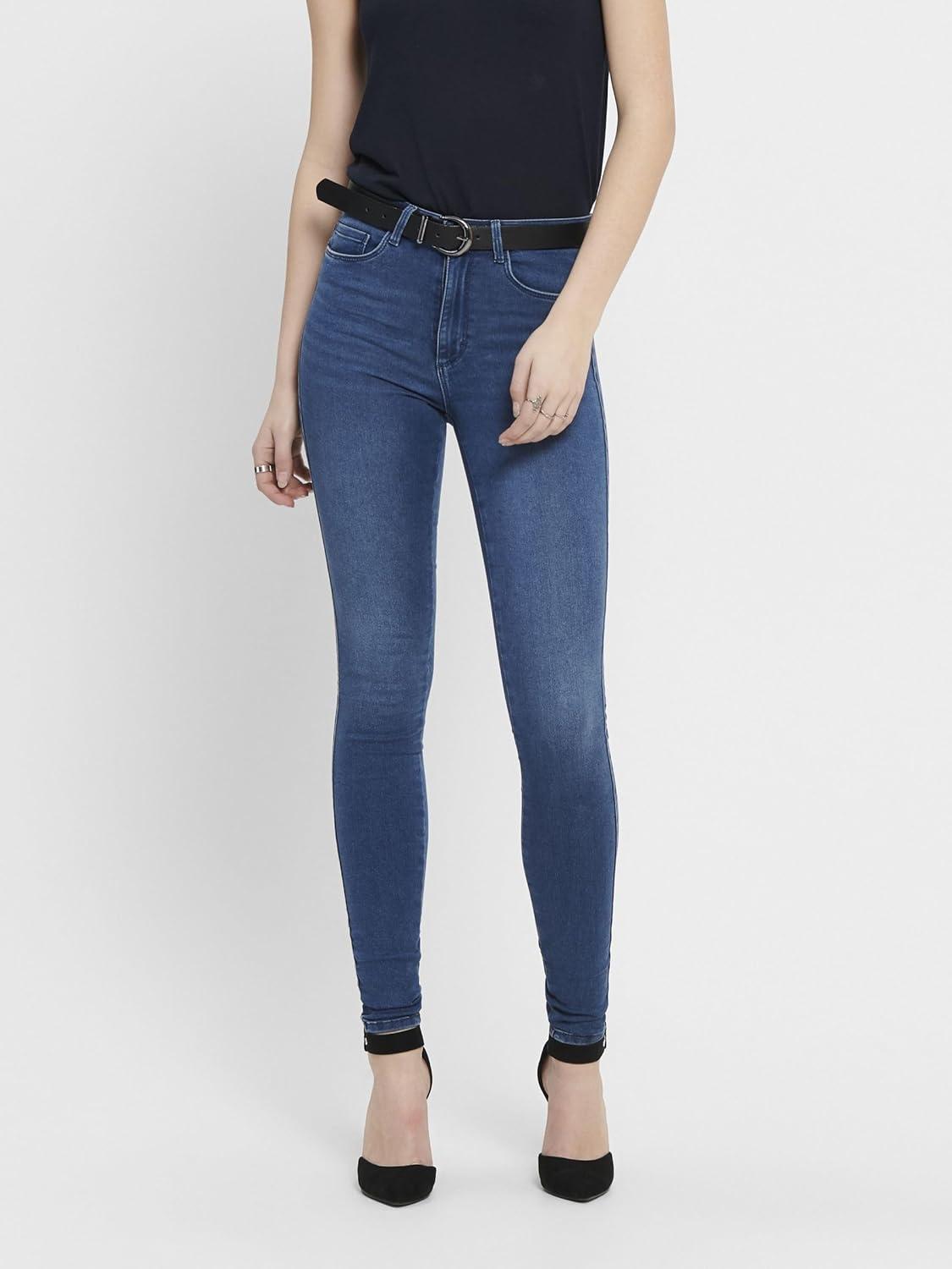 imageONLY Jean Skinny ONLROYAL Taille Classique Skinny Fit JeansMedium Blue Denim