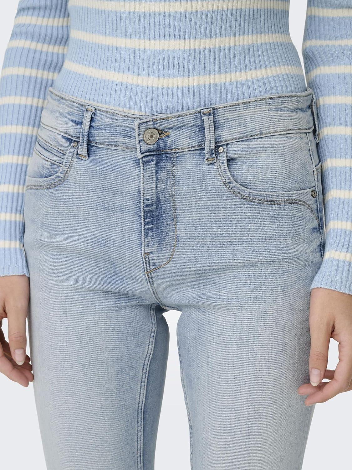 imageOnly Jean Skinny FemmeBleu Denim Clair Moyen