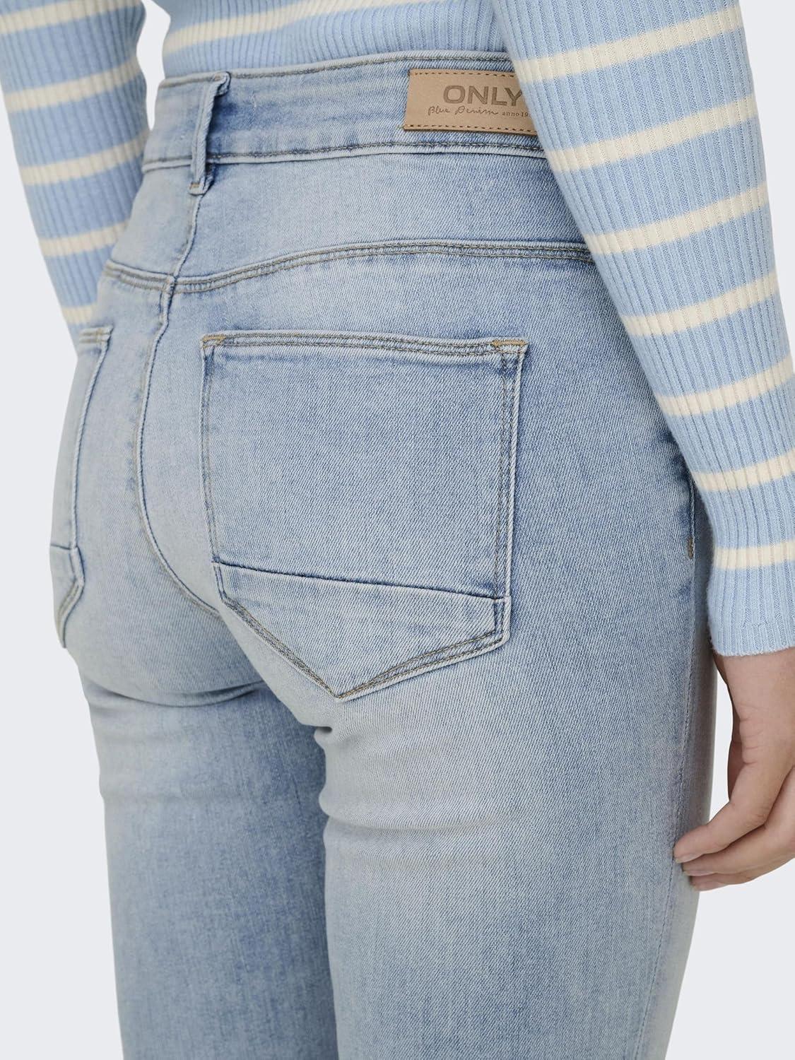 imageOnly Jean Skinny FemmeBleu Denim Clair Moyen
