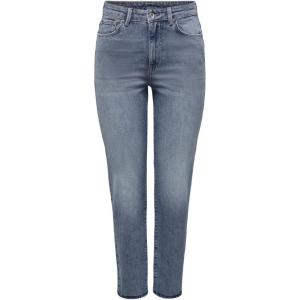 ONLY Jean Coupe Droite ONLEMILY Taille Haute Straight Fit Jeans(Special Blue Grey Denim)