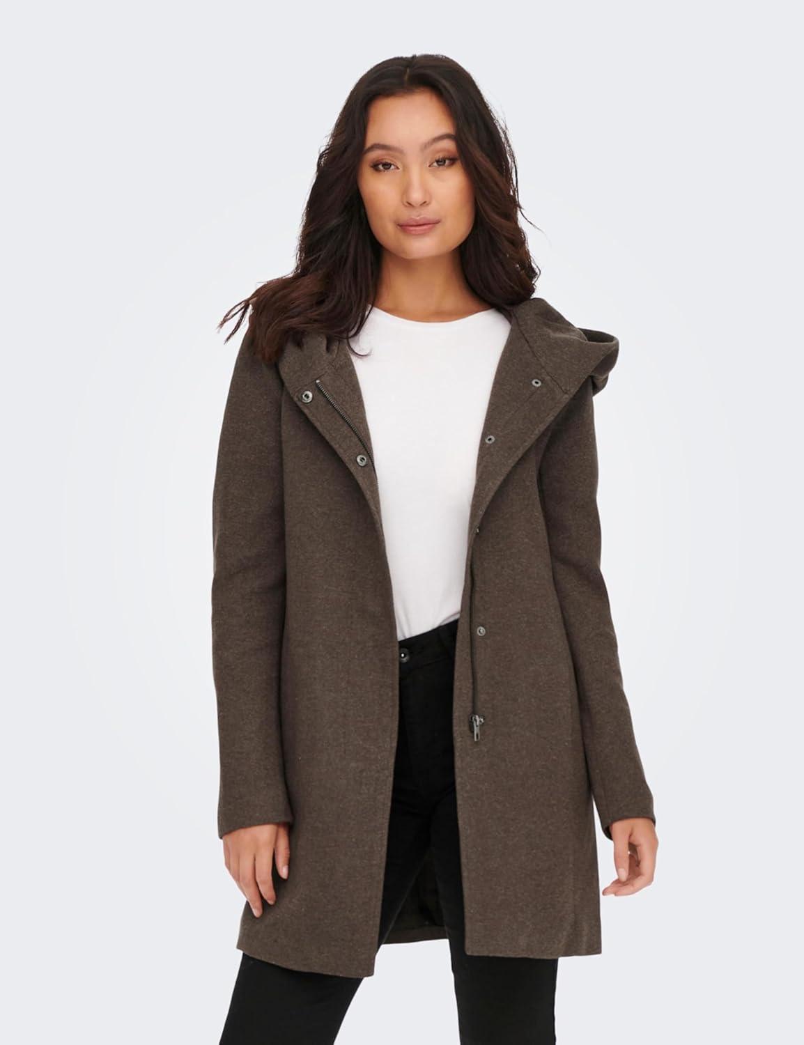 imageONLY Manteau ONLSEDONA ManteauHot FudgeDetailmelange