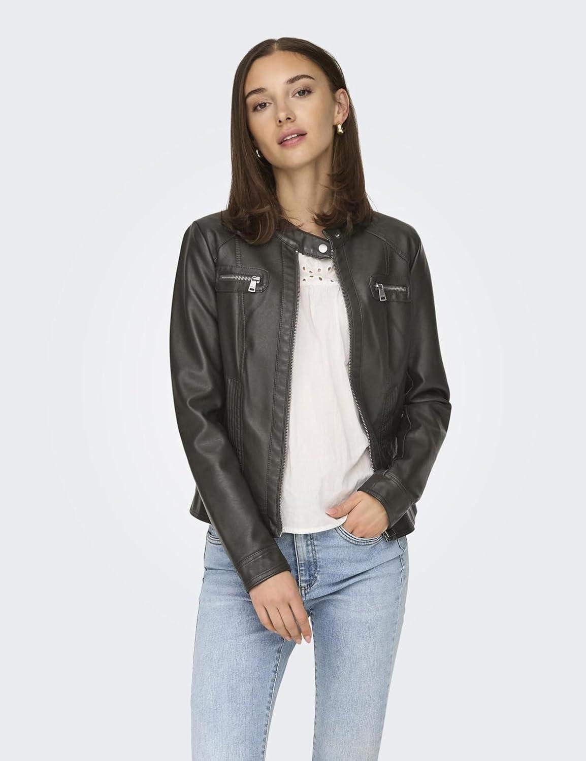 imageONLY Veste en Similicuir ONLBANDIT Veste en SimilicuirChocolate Torte