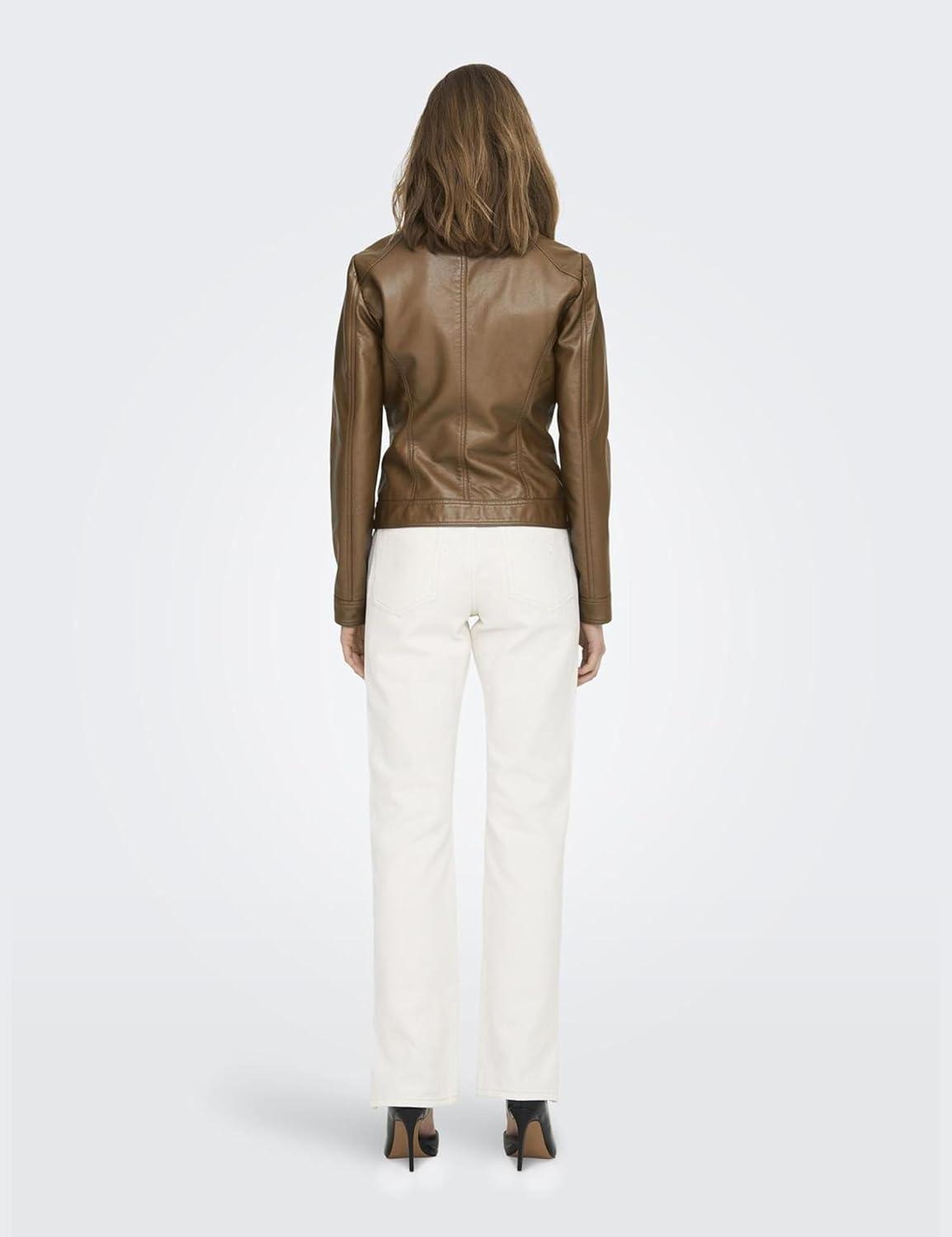 imageONLY Veste en Similicuir ONLBANDIT Veste en SimilicuirCognac