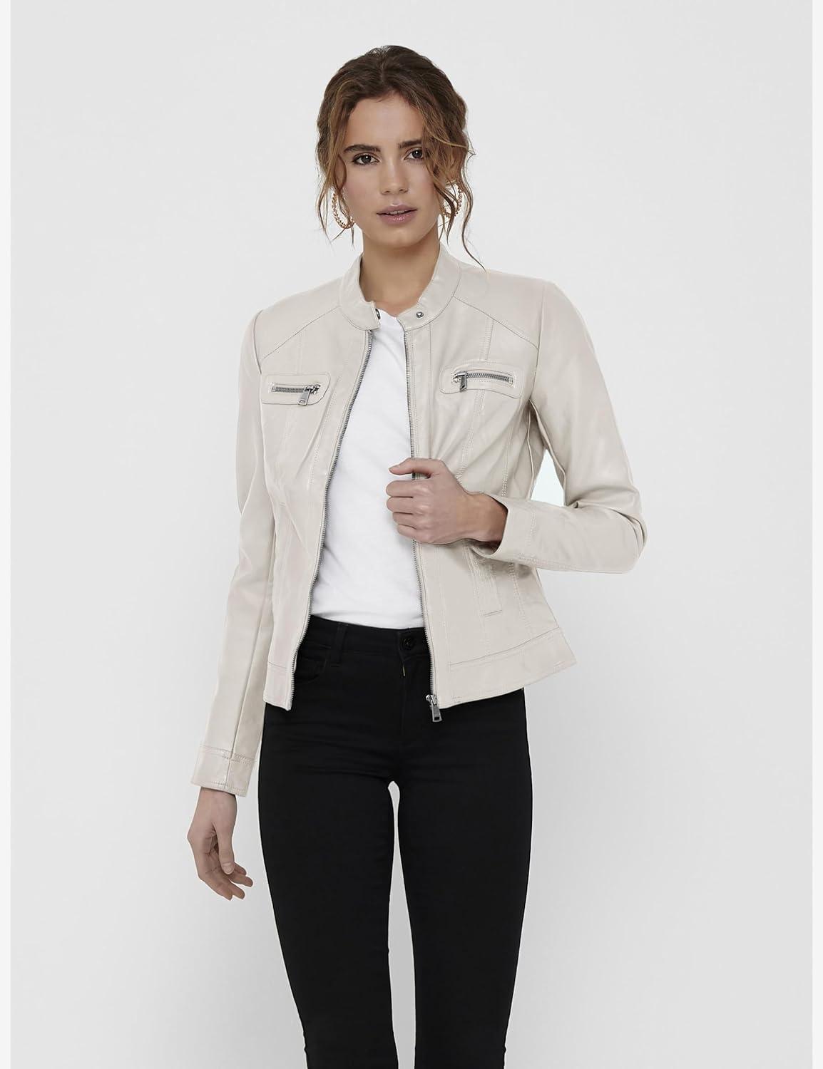 imageONLY Veste en Similicuir ONLBANDIT Veste en SimilicuirGris