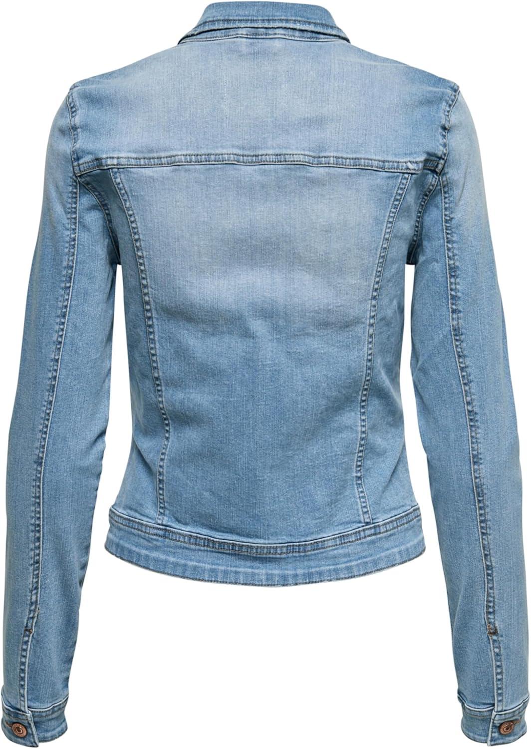 imageOnly Onltia Life Jacket Bb Col Bex168a Noos Veste en jean FemmeLight Blue Denim