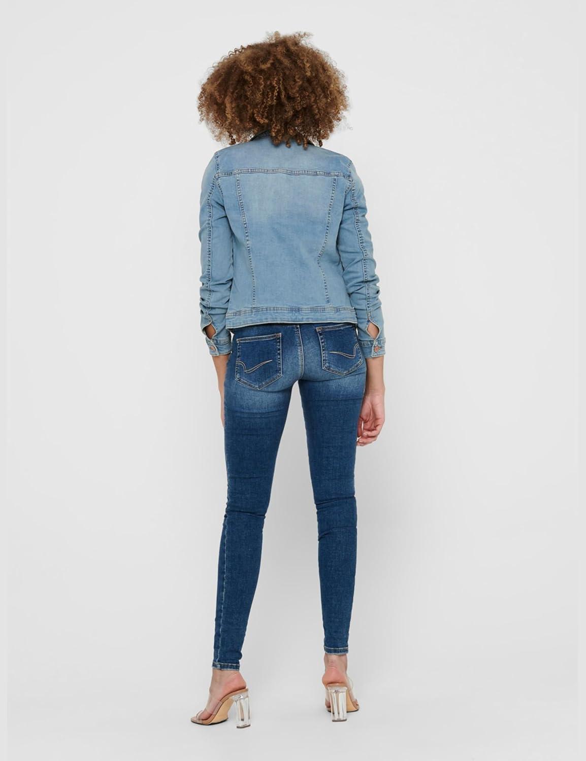 imageOnly Onltia Life Jacket Bb Col Bex168a Noos Veste en jean FemmeLight Blue Denim