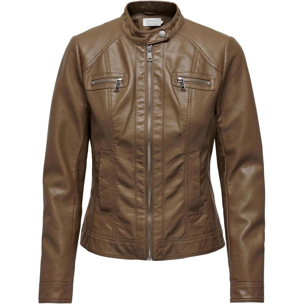imageONLY Veste en Similicuir ONLBANDIT Veste en SimilicuirCognac