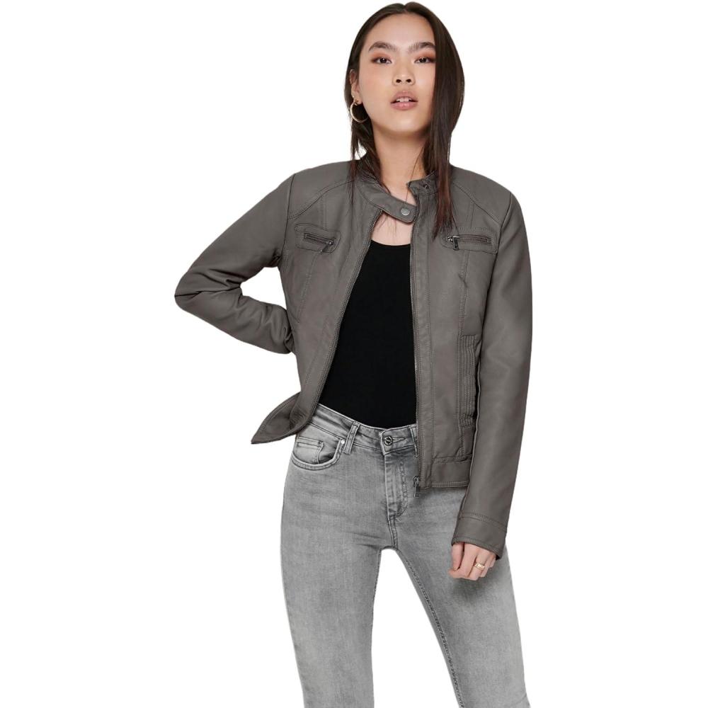 imageONLY Veste en Similicuir ONLBANDIT Veste en SimilicuirPrune
