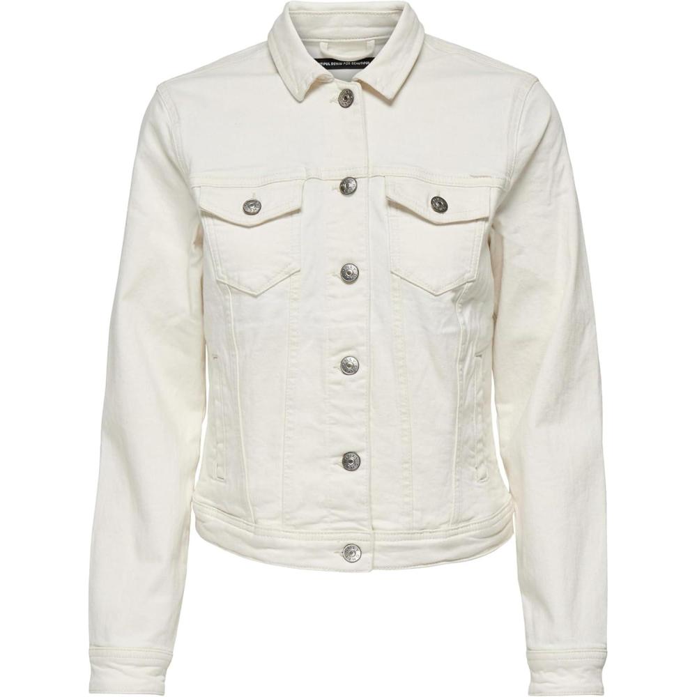 imageOnly Onltia Life Jacket Bb Col Bex168a Noos Veste en jean FemmeEcru