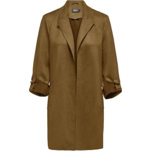 ONLY Onljoline Faux Suede Coat Life Cc Otw Onljoline Life CC Otw Manteau en faux daim Femme (lot de 1)(Cognac)